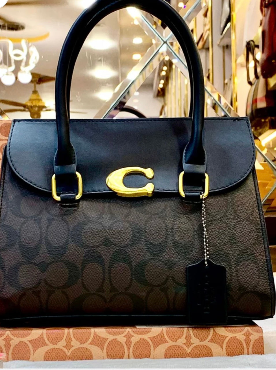 Coach Bag with Brand Box