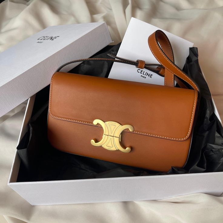 CELINE Triomphe Bag with Brand Box