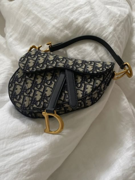 Christian Dior Saddle Bag with Brand Box